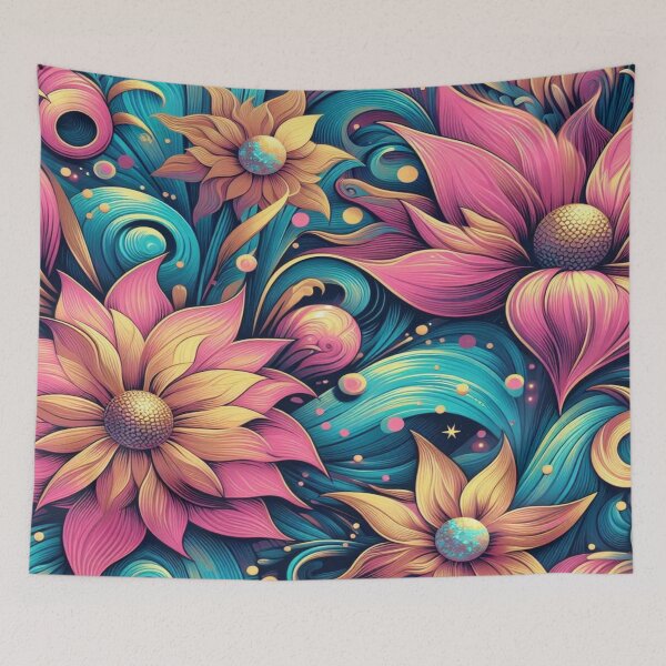 Item preview, Abstract Floral Dreamscape – Perfect Present designed and sold by Imaginarium of Chaos falcon88 .