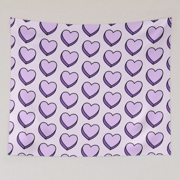 Item preview, cute heart candy, purple heart emoji  designed and sold by folklorewhisper.