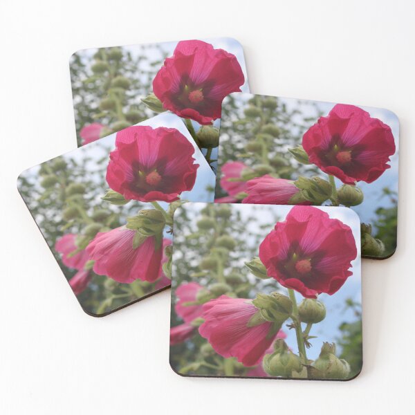 Item preview, Cerise hollyhock  designed and sold by Emma  Amies.