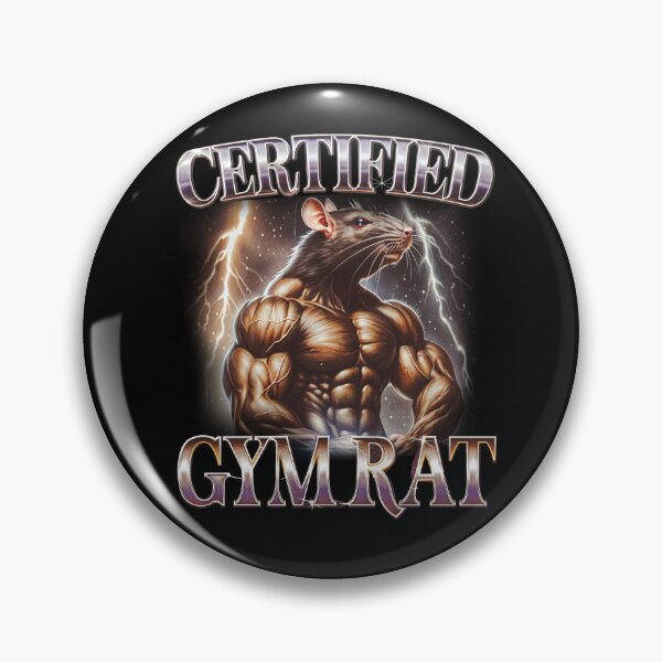 Item preview, Certified Gym Rat Funny Vintage 90s Style T-Shirt, Unisex Retro Gym Graphic Tee, 90s Rat Shirt, Gym Lovers Gift, Funny Gym Meme designed and sold by Rosqzz.