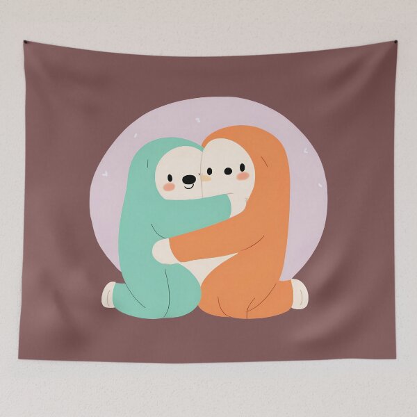 Item preview, Heartwarming Hug Between Besties designed and sold by Crush-Vogue.