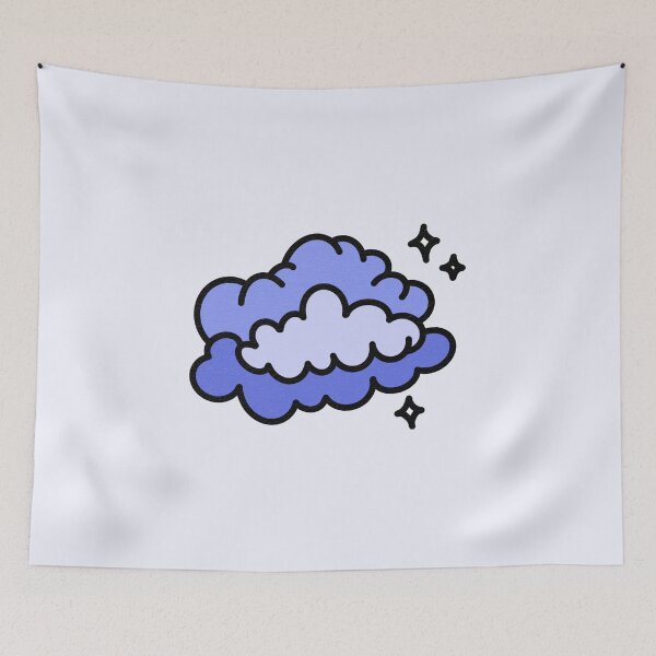 Item preview, Copy of Midnight Rain, Blue Cloud (Matte Edition) designed and sold by folklorewhisper.