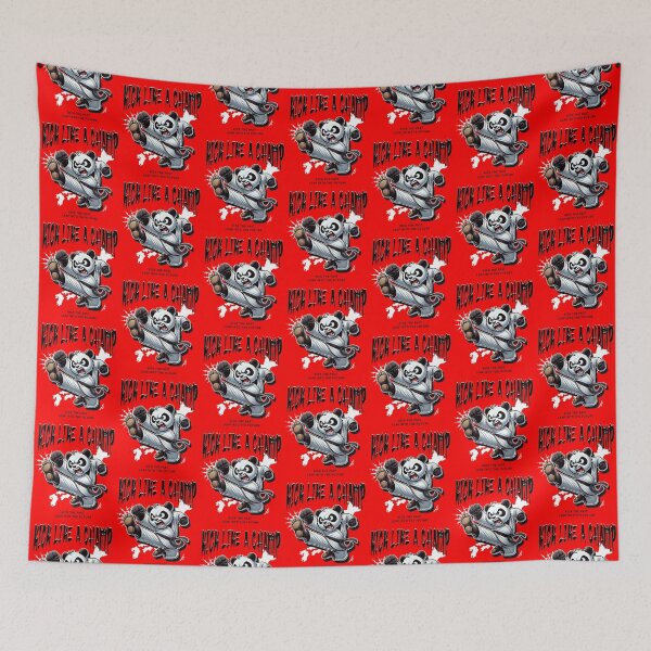 Item preview, Panda Power Kick designed and sold by celcino-studio.