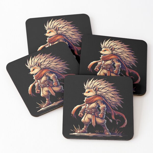 Item preview, Courageous hedgehog duskwalker designed and sold by Tiszert.
