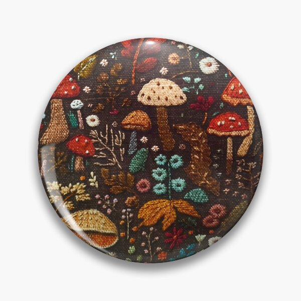 Item preview, Funky Mushroom Forest Vibes designed and sold by FantasyVillaArt.