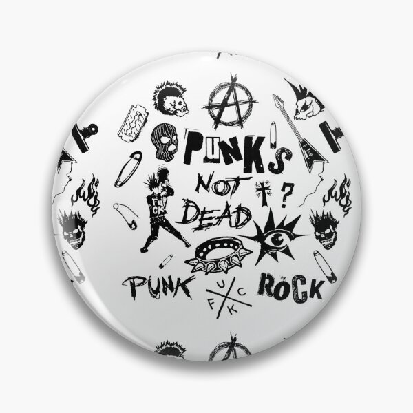 Item preview, Punk's Not Dead - Print designed and sold by Earth Nature Creations.