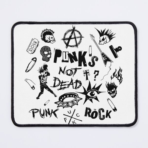Item preview, Punk's Not Dead - Print designed and sold by Earth Nature Creations.