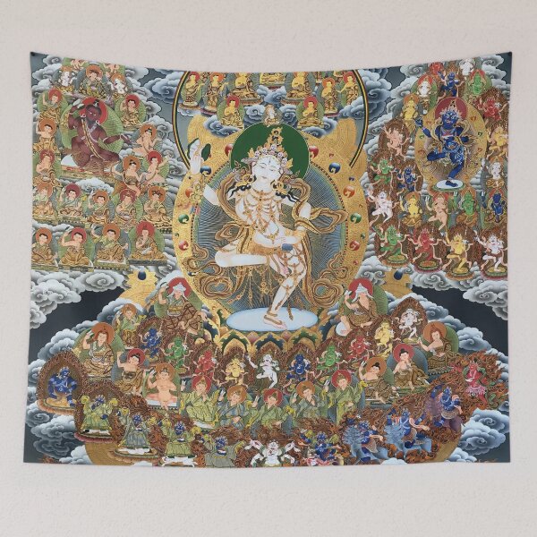 Item preview, Yeshe Tsogyal Tibetan Thangka designed and sold by Onodera.