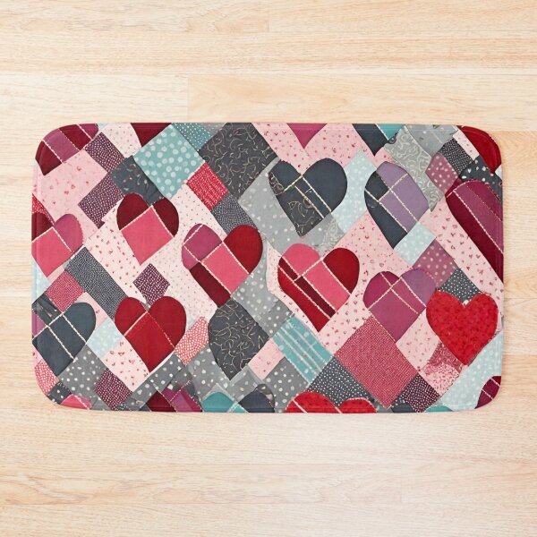 Item preview, Love Stitch Heart Quilt Pattern Delight 3 designed and sold by Tom-Johnson.