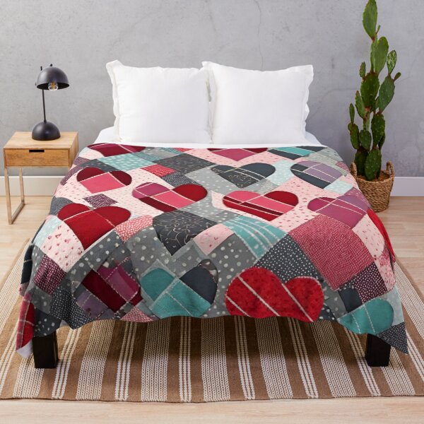 Item preview, Love Stitch Heart Quilt Pattern Delight 3 designed and sold by Tom-Johnson.