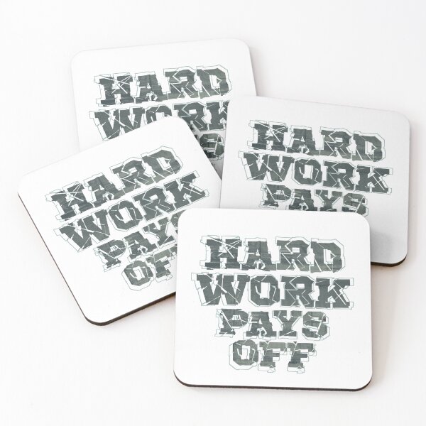 Item preview, Hard work pays off, gym fitness  designed and sold by redwolf92.