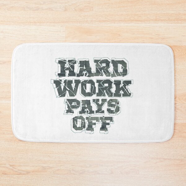 Item preview, Hard work pays off, gym fitness  designed and sold by redwolf92.