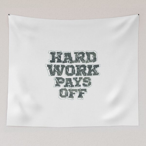 Item preview, Hard work pays off, gym fitness  designed and sold by redwolf92.
