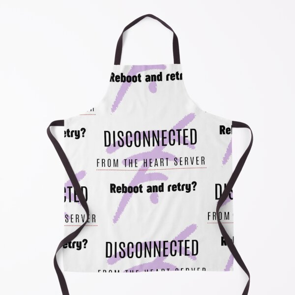 Item preview, Disconnected From The Heart Server A Reflection In Black White And Purple designed and sold by SplashTastic.
