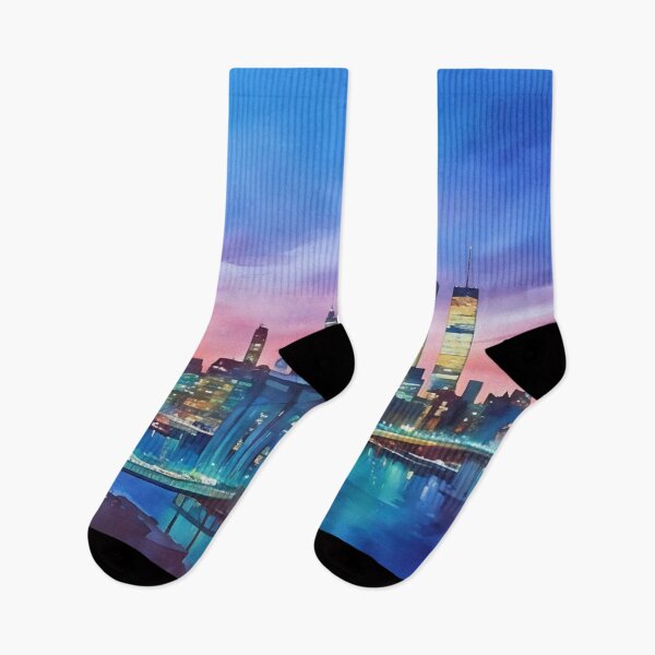 Item preview, Twilight on the East River designed and sold by RCWatercolours.