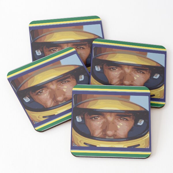 Item preview, Ayrton Senna, Helmet and Face designed and sold by Wolagno.