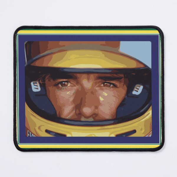 Item preview, Ayrton Senna, Helmet and Face designed and sold by Wolagno.