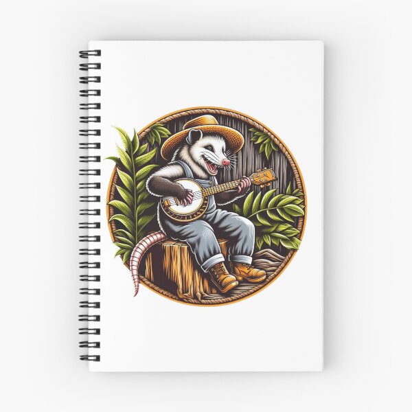 Item preview, Funny Opossum Playing Banjo Shirt. designed and sold by zingbing.