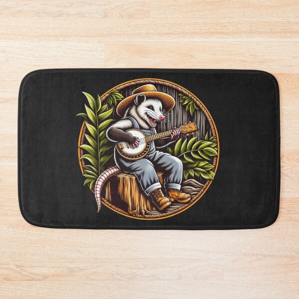 Item preview, Funny Opossum Playing Banjo Shirt. designed and sold by zingbing.