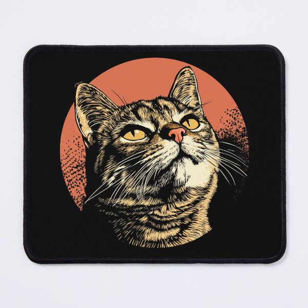 Item preview, Black cat enjoying sunset designed and sold by MOONE FLOWER.