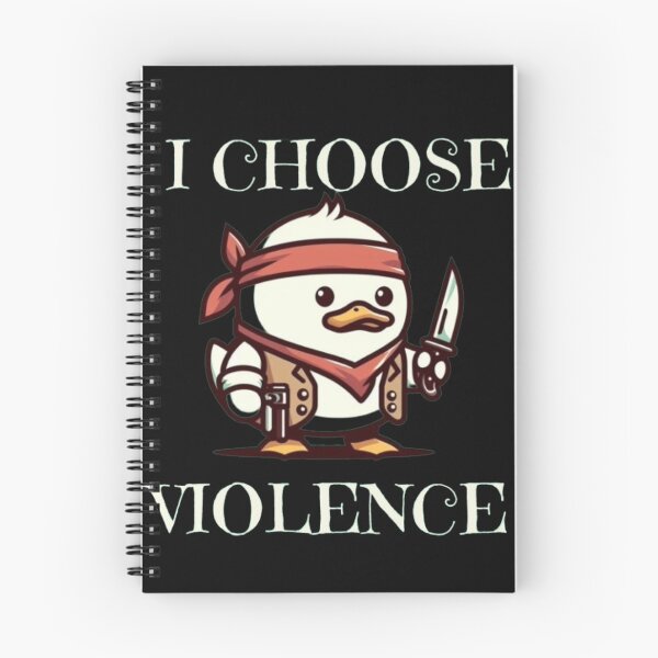 Item preview, I Choose Violence Funny Duck designed and sold by Fictio ⭐​⭐​⭐​⭐​⭐​.