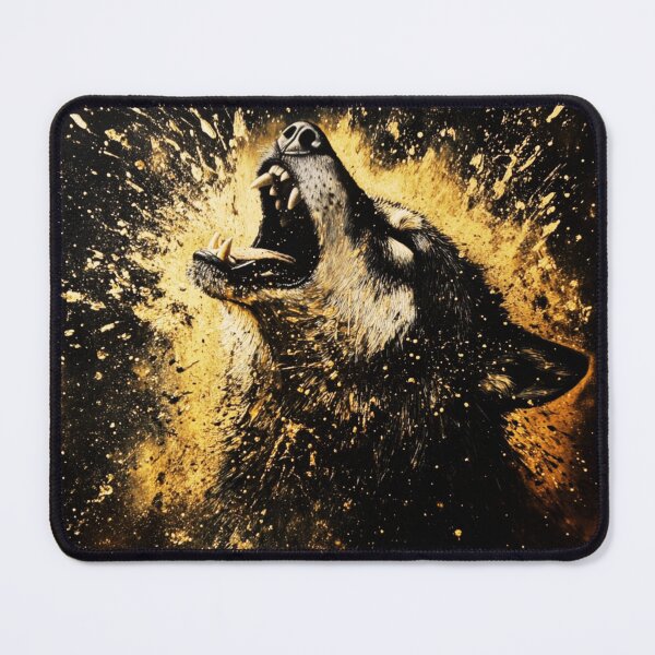 Item preview, Golden Wild Wolf designed and sold by AWAdesign.