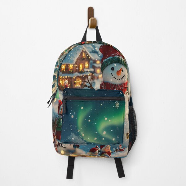 Item preview, Festive Christmas Village – Magical Holiday Artwork for Apparel and Stickers designed and sold by alinbos26.