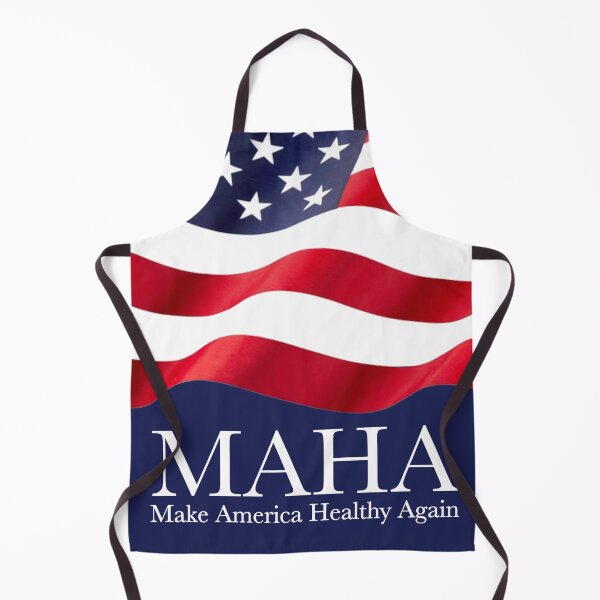 Artikelvorschau, MAHA Make America Healthy Again Patriotische rot-weiß-blaue USA-Flagge entworfen und verkauft von ForestBabies.