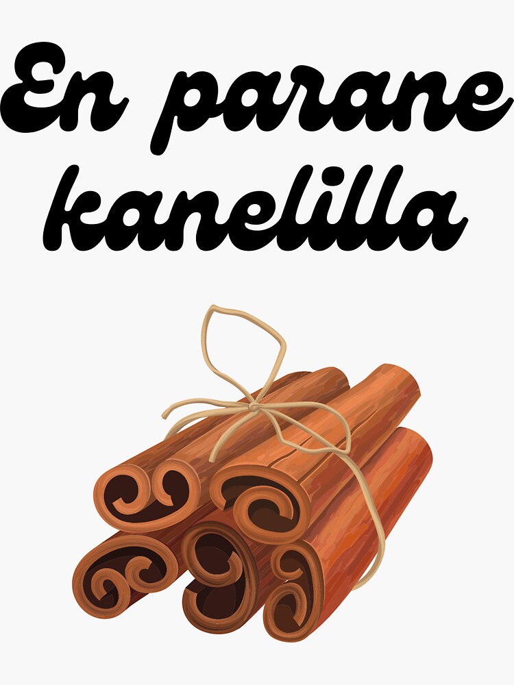 Thumbnail 3 of 3, Sticker, En parane kanelilla designed and sold by ilkkakoski.
