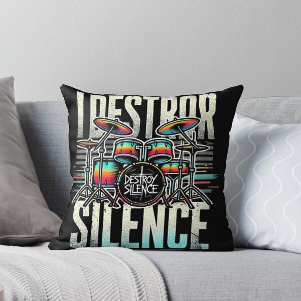 Item preview, I Destroy Silence Drums designed and sold by SztylishDesigns.