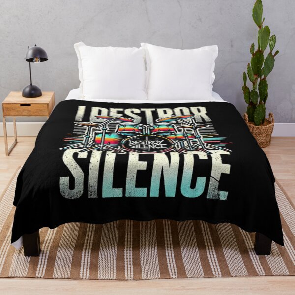 Item preview, I Destroy Silence Drums designed and sold by SztylishDesigns.