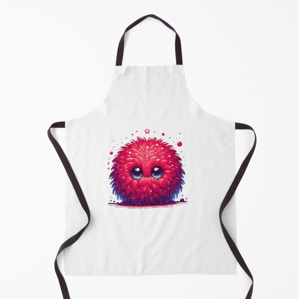 Item preview, sweet and fluffy little red monster designed and sold by nicnacc.