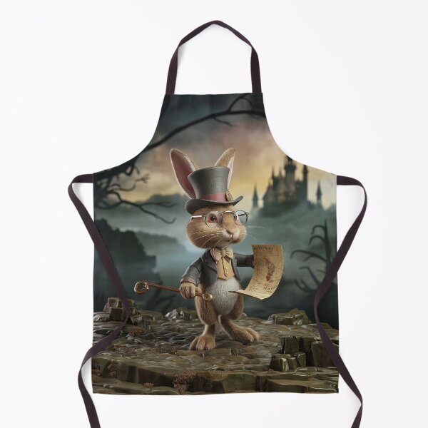 Item preview, Adventurous Rabbit in Vintage Fantasy World designed and sold by ZetaDream.
