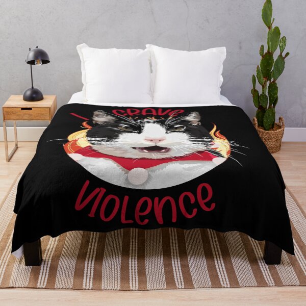 Item preview, I crave Violence with a cat face designed and sold by hateeyes.