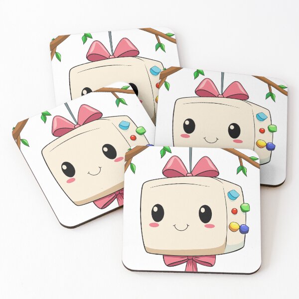 Item preview, Blushing Marshmallow Cube Decorated for Winter designed and sold by omerfdln34.