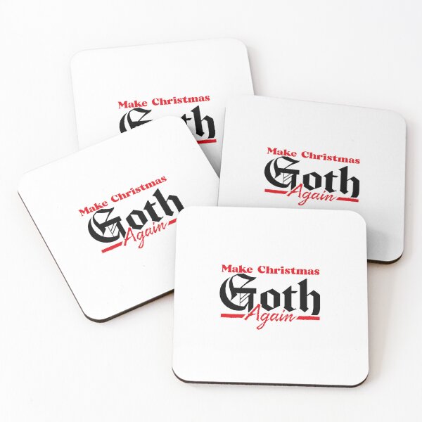 Item preview, Make Christmas Goth Again - Black Font design meme designed and sold by N3F1.