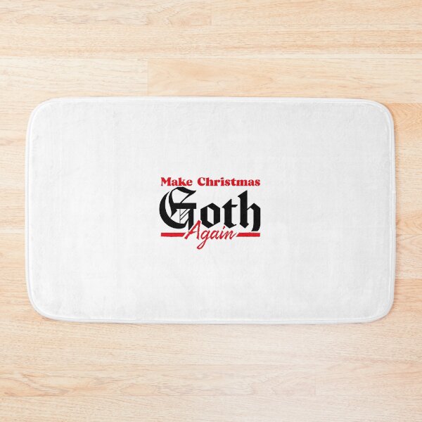 Item preview, Make Christmas Goth Again - Black Font design meme designed and sold by N3F1.