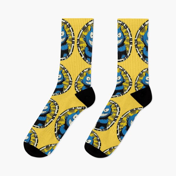 Item preview, Grinning Blue Cat with Sword and Bold Geometric Design designed and sold by GALUMARKET.
