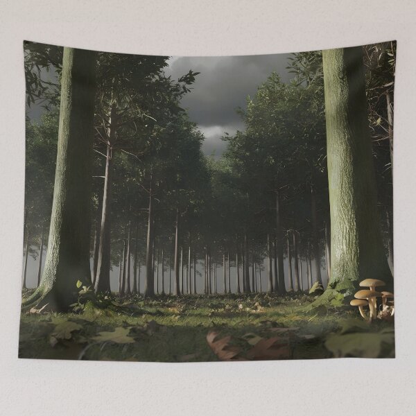 Item preview, green garden trees 2 designed and sold by AA-designstore.