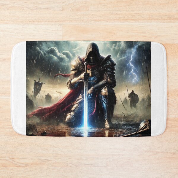 Item preview, Knight's Valor Amidst the Storm designed and sold by NiceArtsPlace.