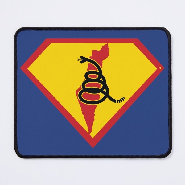 Item preview, ISRAEL - Freedom Is The Superpower - Modern Gadsden Snake Flag - Dont Tread On Me SUPERHERO design designed and sold by pelagio.