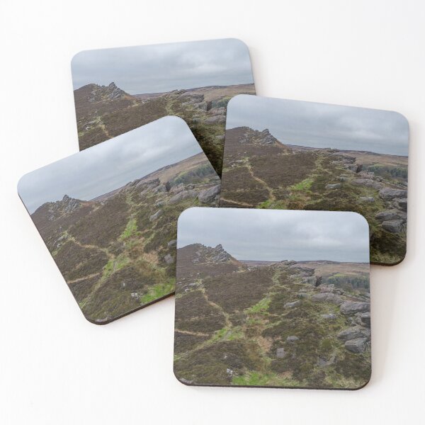 Item preview, Winter aerial view of Ramshaw Rocks designed and sold by RobThorley.