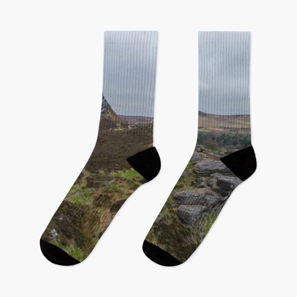 Item preview, Winter aerial view of Ramshaw Rocks designed and sold by RobThorley.
