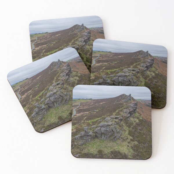 Item preview, Winter aerial view of Ramshaw Rocks designed and sold by RobThorley.