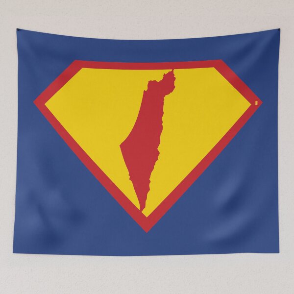 Item preview, SUPER ISRAEL - Freedom Is The Superpower - SUPERHERO design designed and sold by pelagio.