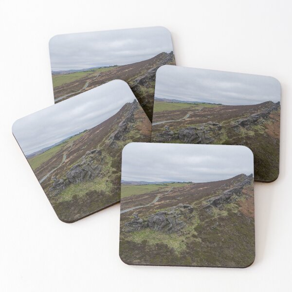 Item preview, Winter aerial view of Ramshaw Rocks designed and sold by RobThorley.