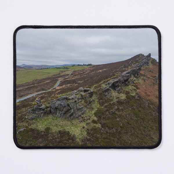Item preview, Winter aerial view of Ramshaw Rocks designed and sold by RobThorley.