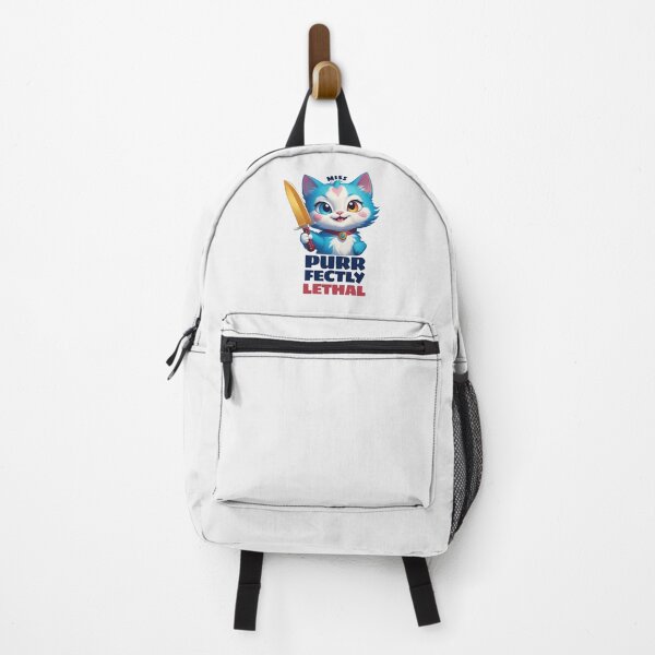 Item preview, Miss Purrfectly Lethal - Cute cat Pun designed and sold by Visual Stimulus.
