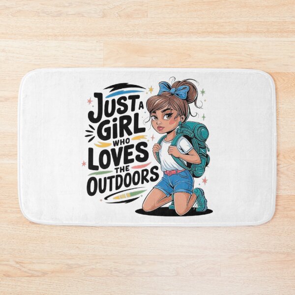 Item preview, Adventure Girl Backpacking - Just a Girl Who Loves Nature designed and sold by love3617.