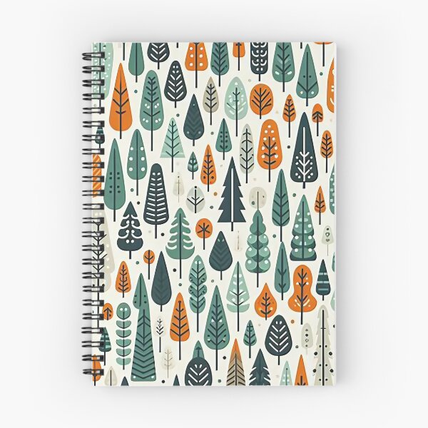 Item preview, Whimsical tree patterns designed and sold by Haji  Kamora.